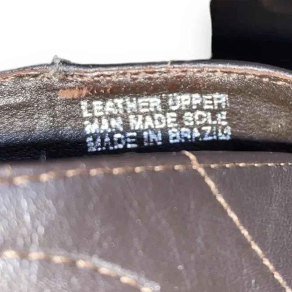 Etienne Aigner Showtime Ankle Boots Brown‎ Leather Women's 8.5
